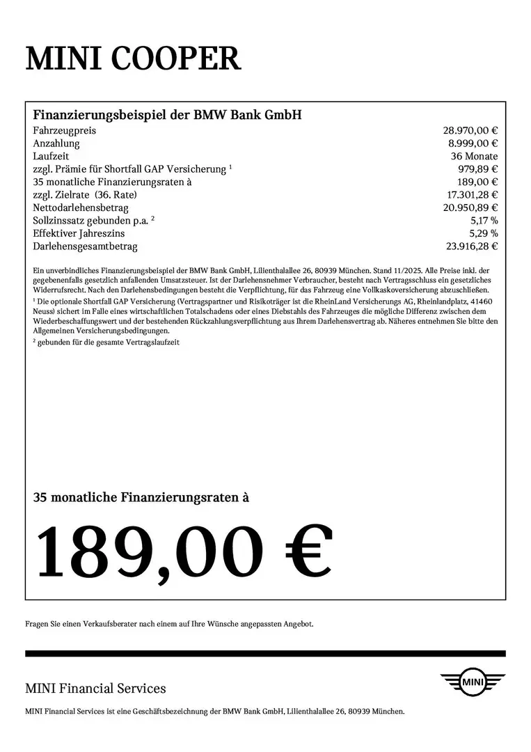 MINI Cooper Countryman Head-Up DAB LED Pano.Dach RFK Grau - 2