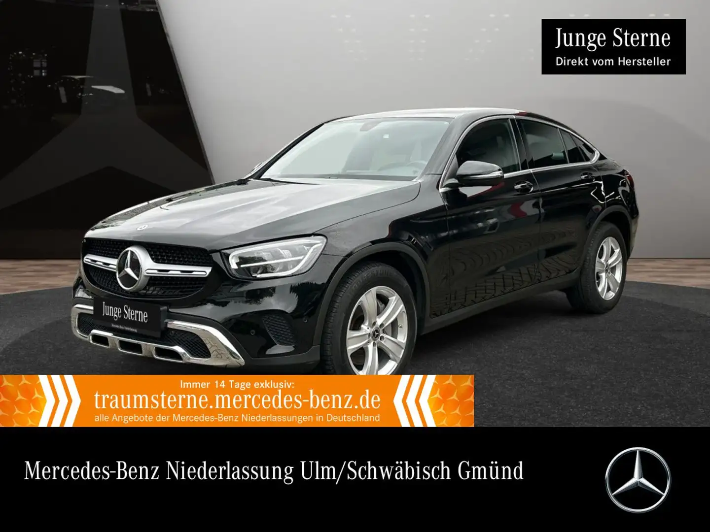 Mercedes-Benz GLC 200 Coupé 4M LED+KAMERA+KEYLESS+9G Noir - 1