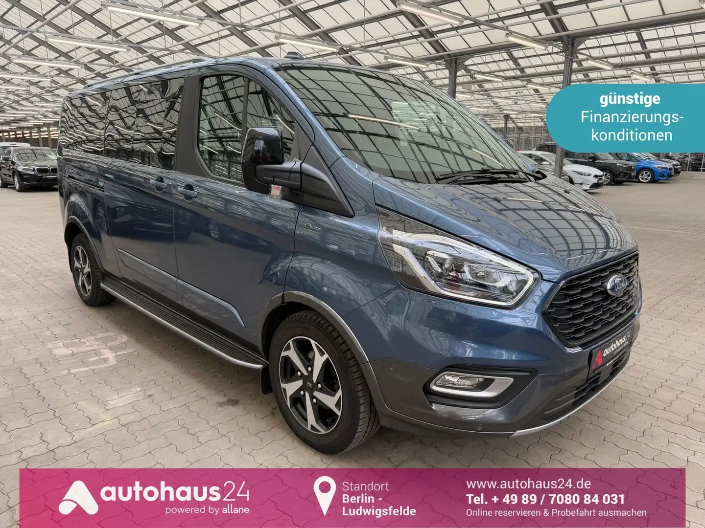 Ford Tourneo Custom 2.0 TDCi ACC|Navi|Kamera Blau - 1