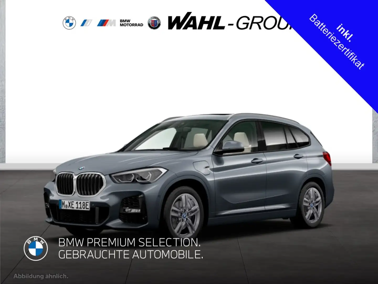 BMW X1 xDrive25e M Sport HeadUp Panorama Navi+ SHZ RFK Grau - 1
