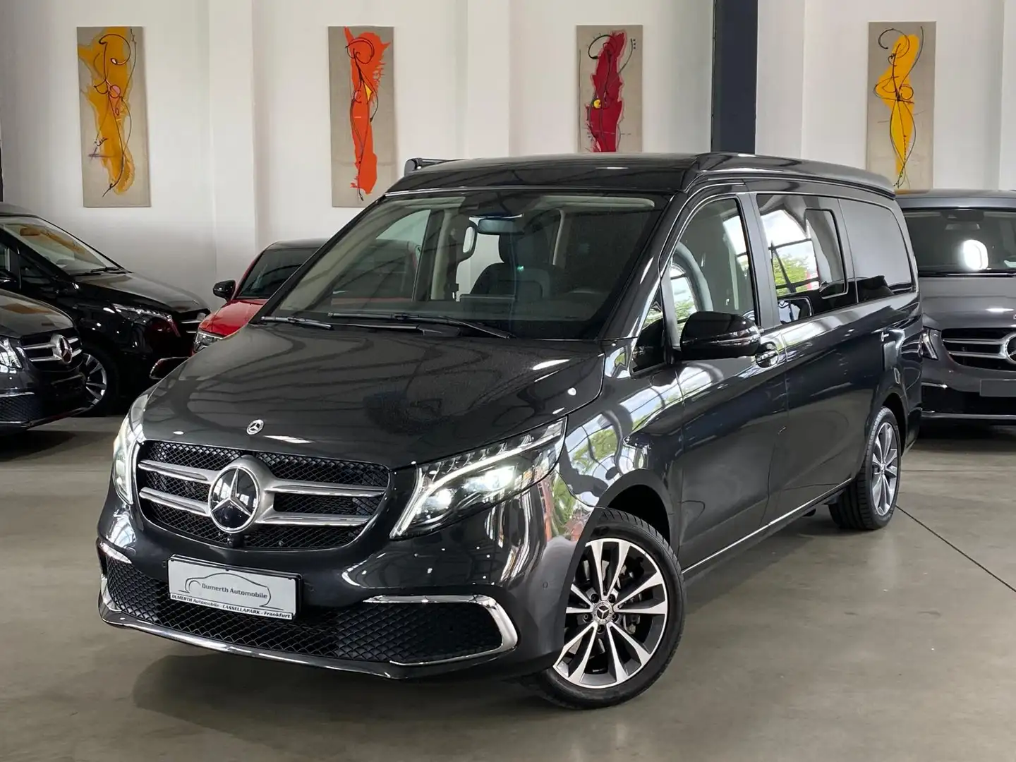 Mercedes-Benz V 300 d 4M Marco Polo/Easy Up/STHZG/AHK/DIS/360/ Szary - 1