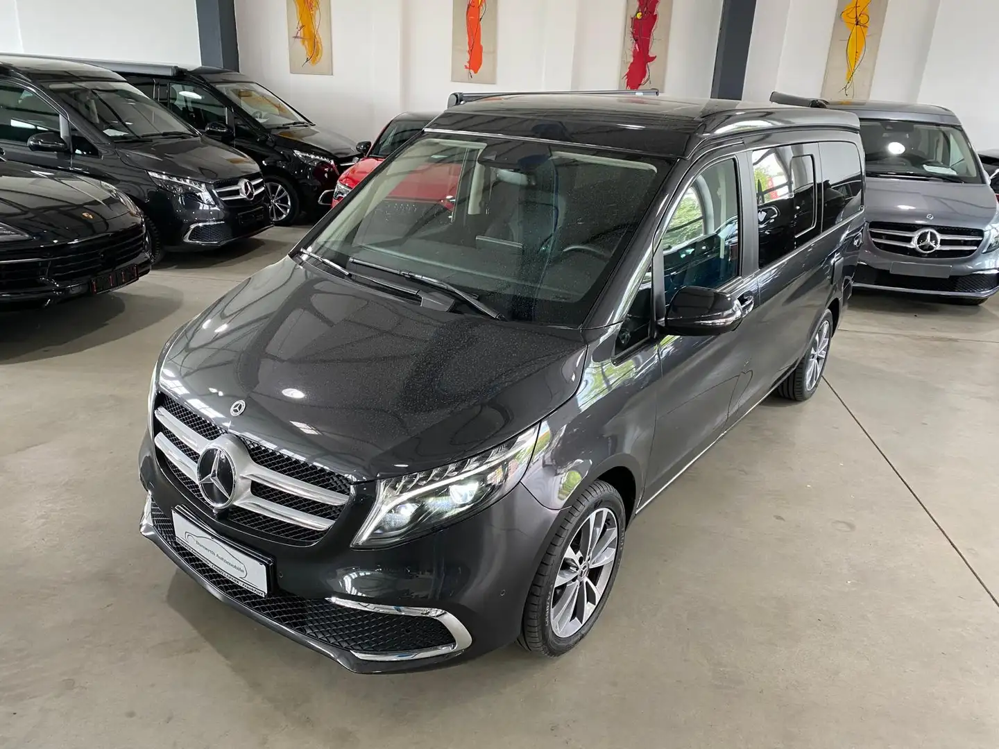 Mercedes-Benz V 300 d 4M Marco Polo/Easy Up/STHZG/AHK/DIS/360/ Szary - 2
