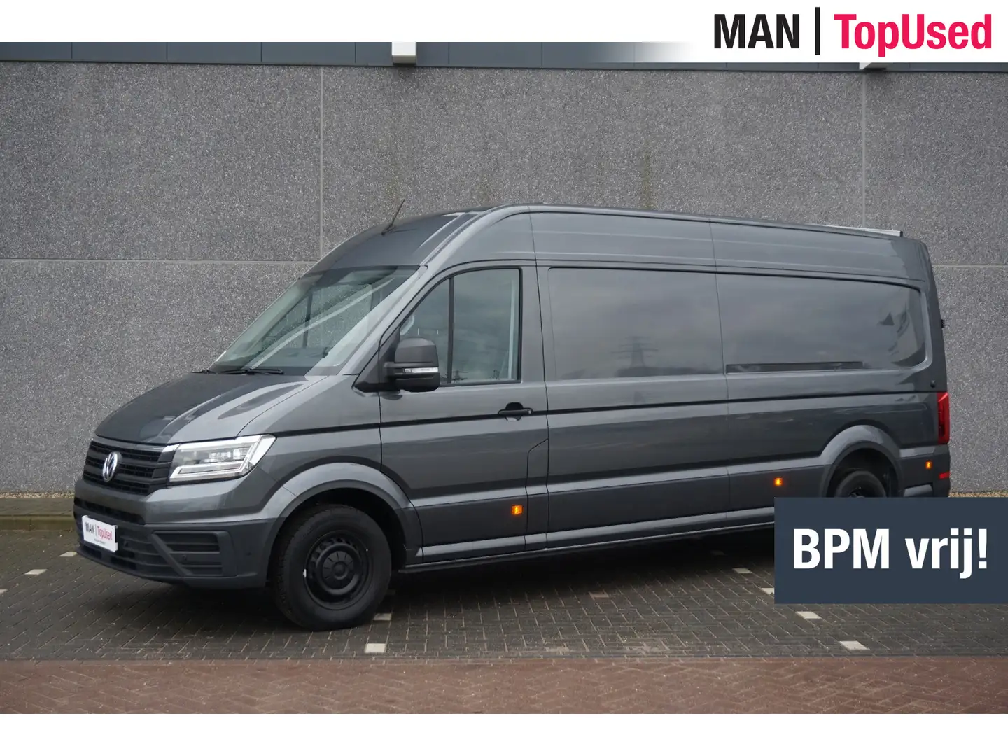 Volkswagen Crafter 35 2.0 TDI L4H3 Highline / Trekhaak / 3000KG Trekg Grijs - 1