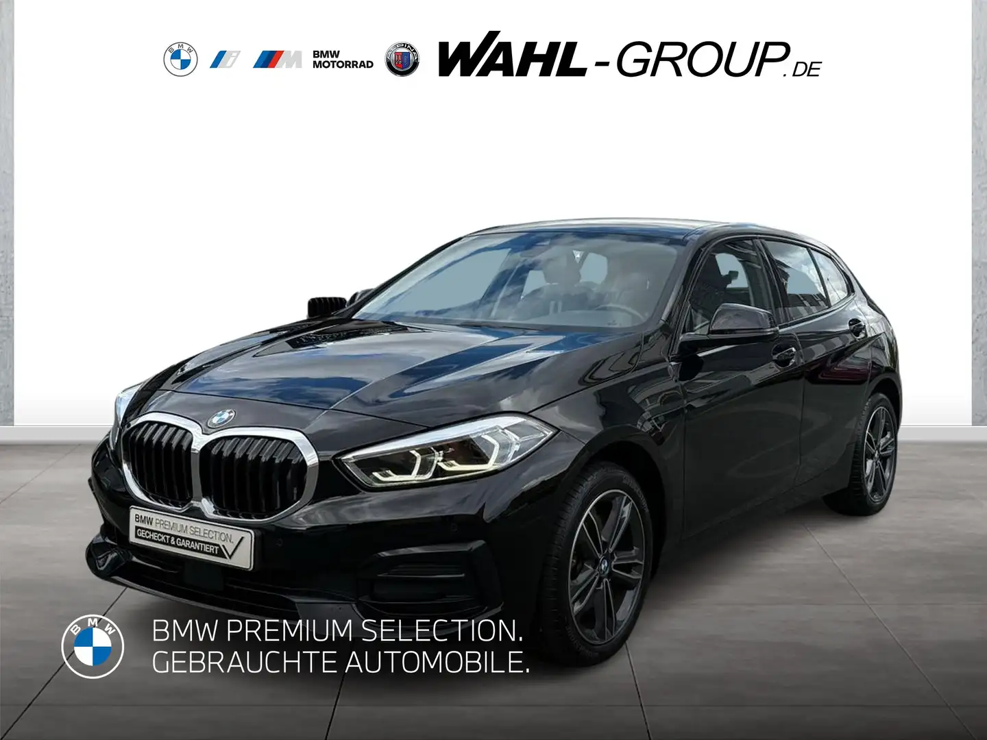 BMW 118 i Sport Line LED Navi ActiveGuard+ PDC SHZ Schwarz - 1