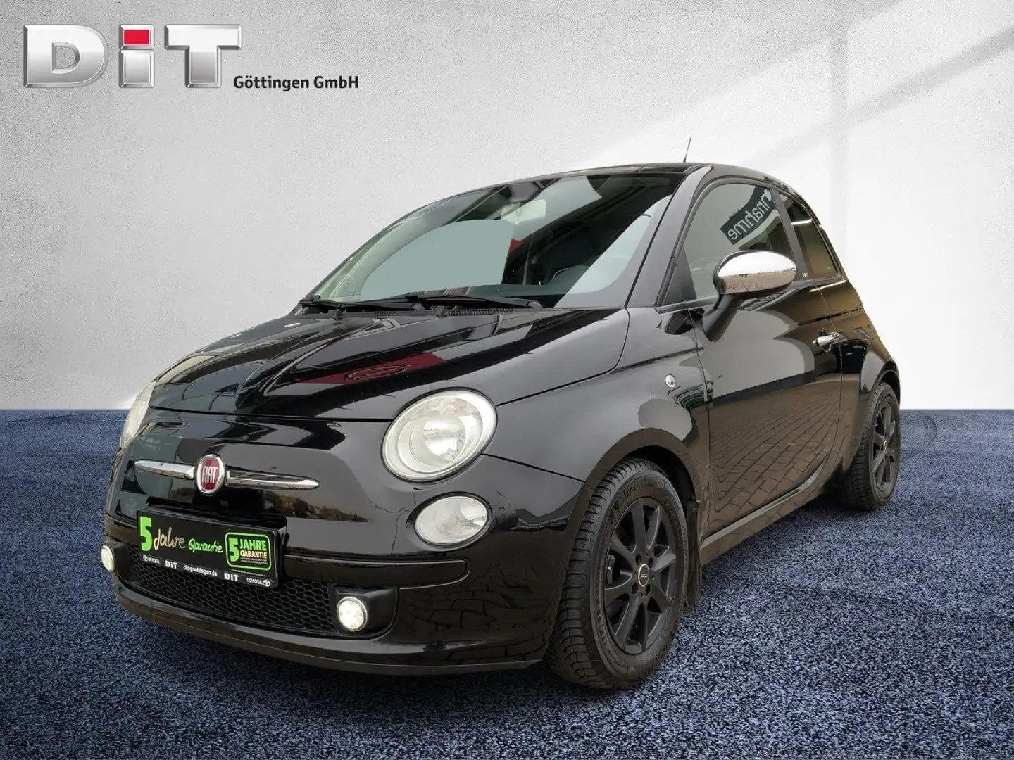 Fiat 500 1.2 8V Pop Eibach Sportfahrwerk, ZV, Leder Zwart - 1
