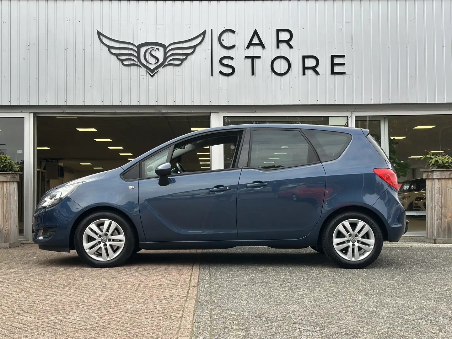 Opel Meriva 1.4 Turbo Cosmo |CLIMA|CRUISE|PDC|TREKHAAK|STUUR+S Bleu - 2