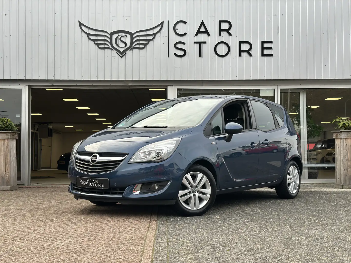 Opel Meriva 1.4 Turbo Cosmo |CLIMA|CRUISE|PDC|TREKHAAK|STUUR+S Bleu - 1