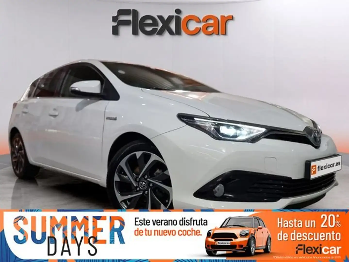 Toyota Auris 1.8+140H+Hybrid+Feel%21 Blanco - 1