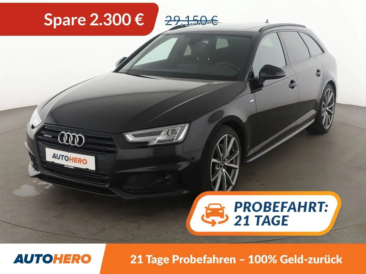 Audi A4 3.0 V6 TDI quattro Sport Aut.*SLINE*HEAD-UP*LED* Negro - 1