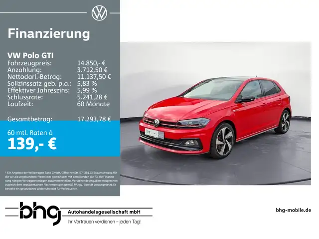 Volkswagen Polo GTI 2,0 TSI OPF DSG LED SHZ Klima PDC