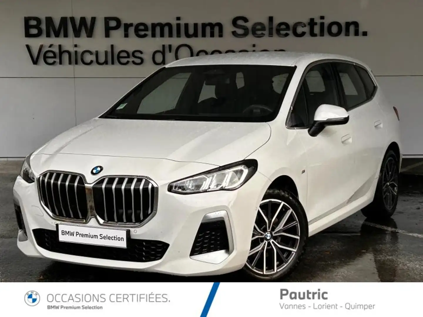 BMW 218 218i 136ch M Sport DKG7 Blanc - 1