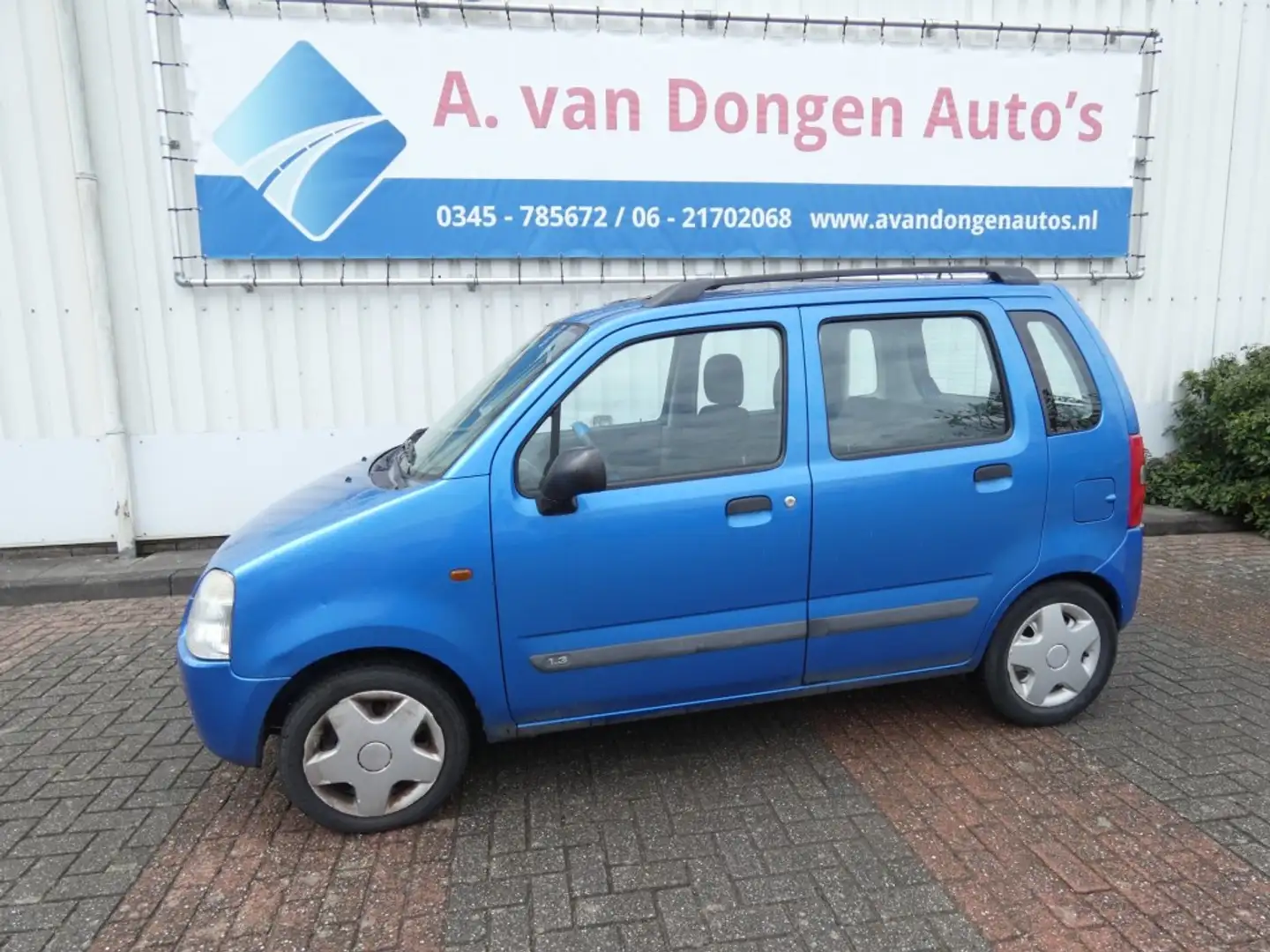 Suzuki Wagon R+ 1.3 GL,Stuurbekr.Schuifdak,Trhaak,APK 2-2-26 Albastru - 1