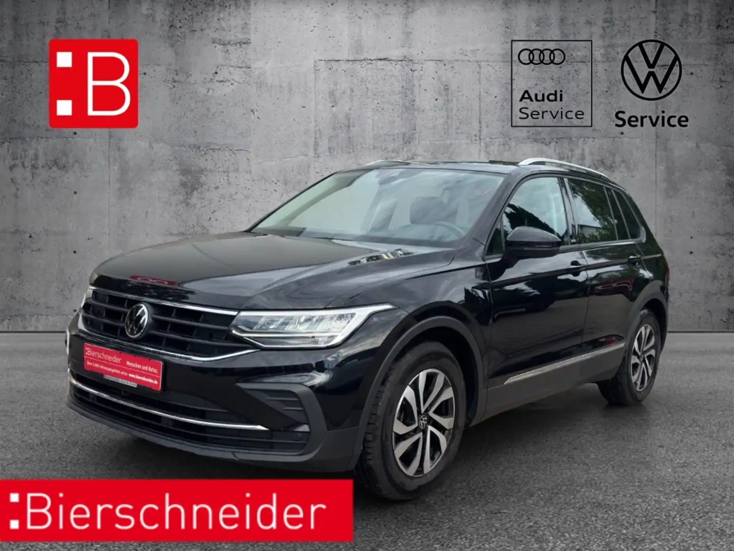 Volkswagen Tiguan 1.5 TSI DSG Active LED NAVI PDC 17 ACC DAB Schwarz - 1