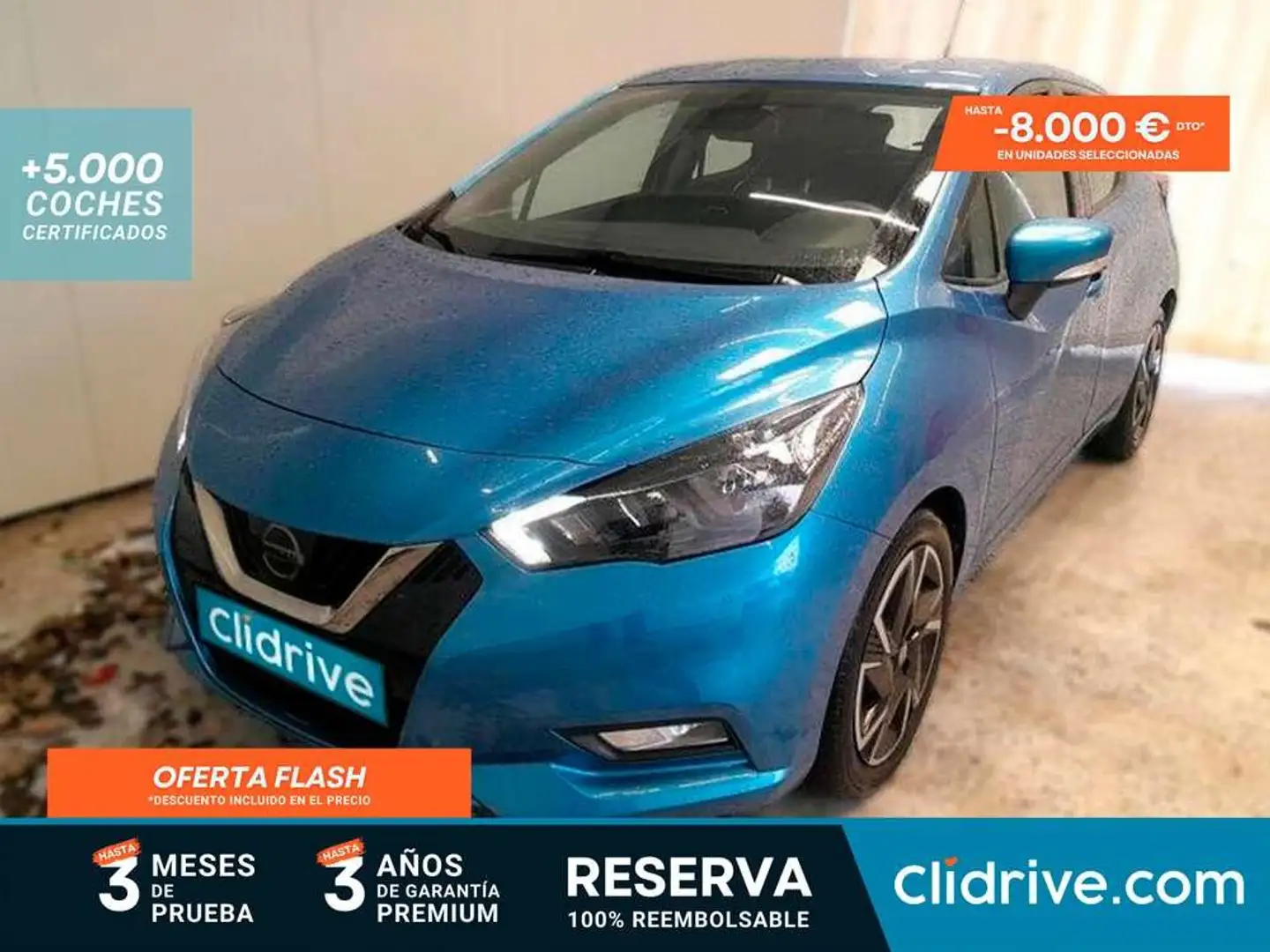 Nissan Micra 1.0 IG-T 92cv E6D Acenta Azul - 1