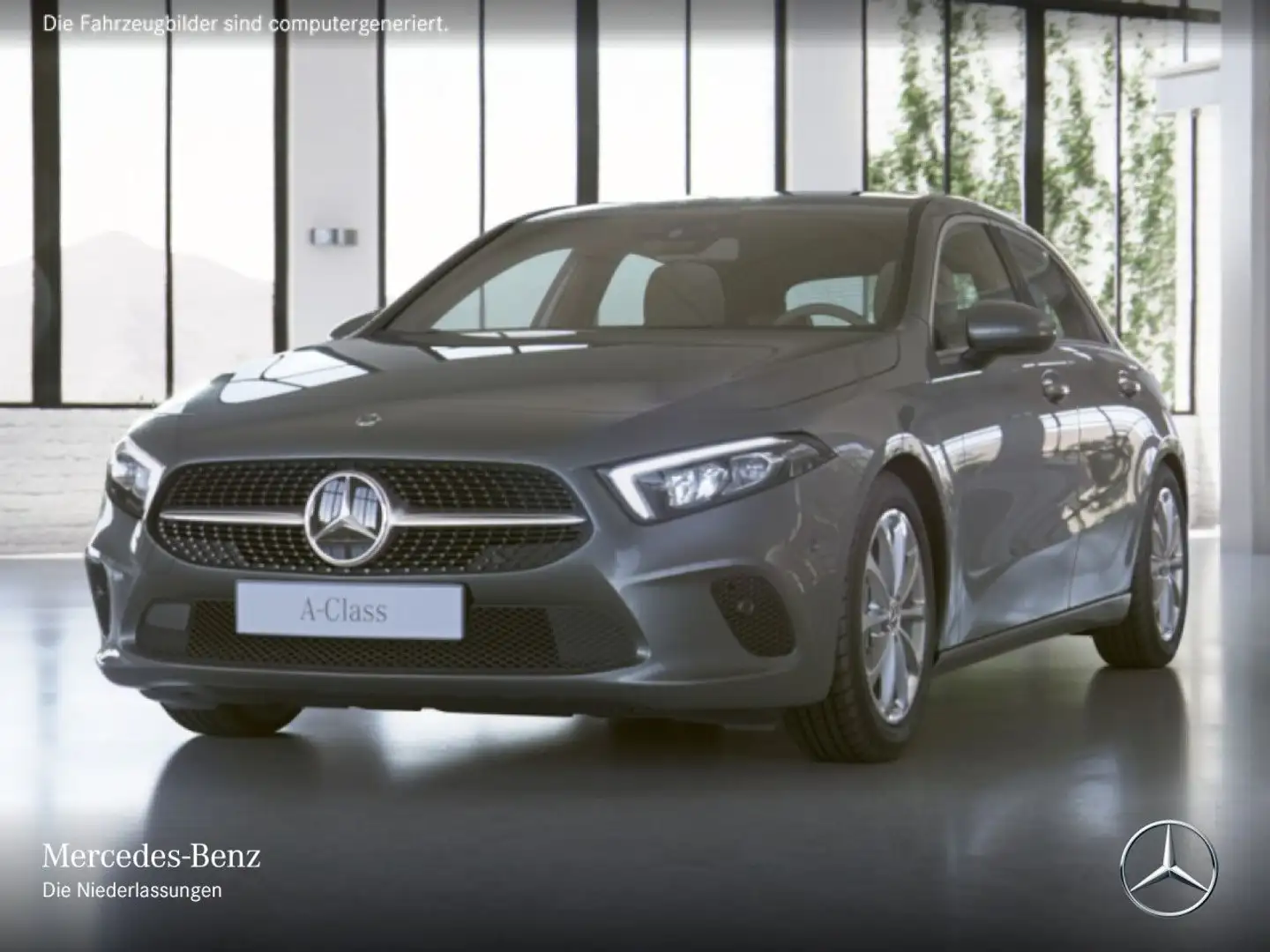 Mercedes-Benz A 200 d PROGRESSIVE+LED+8G Grijs - 2