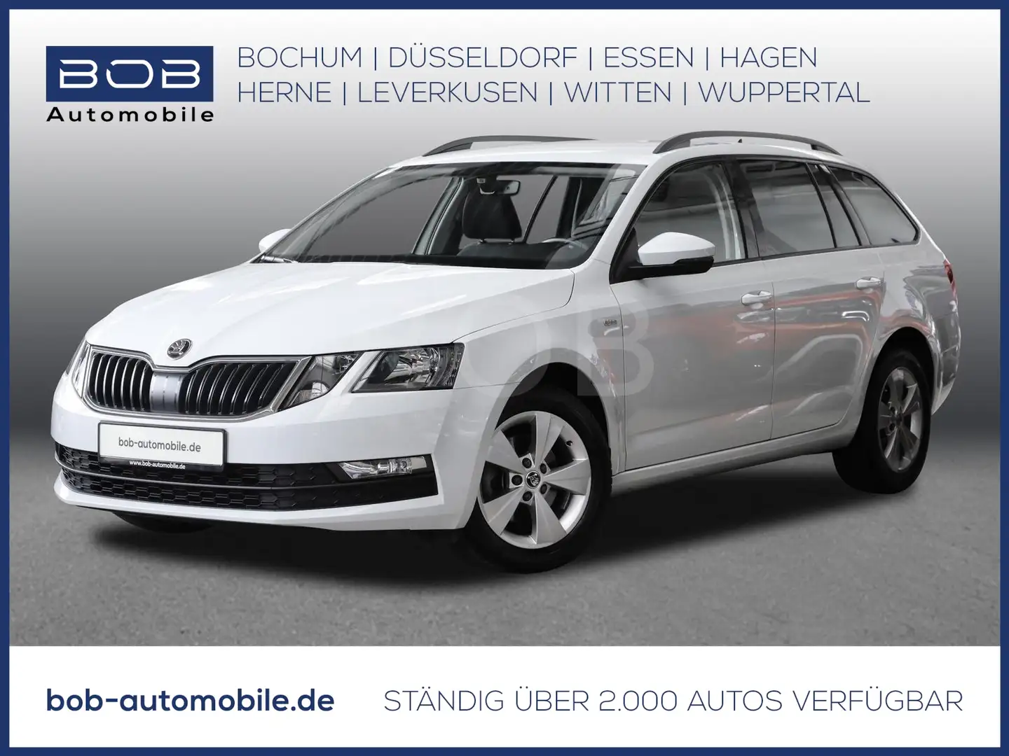 Skoda Octavia 1.0 TSI Soleil  NAVI PDC DAB Temp Carplay Blanc - 1