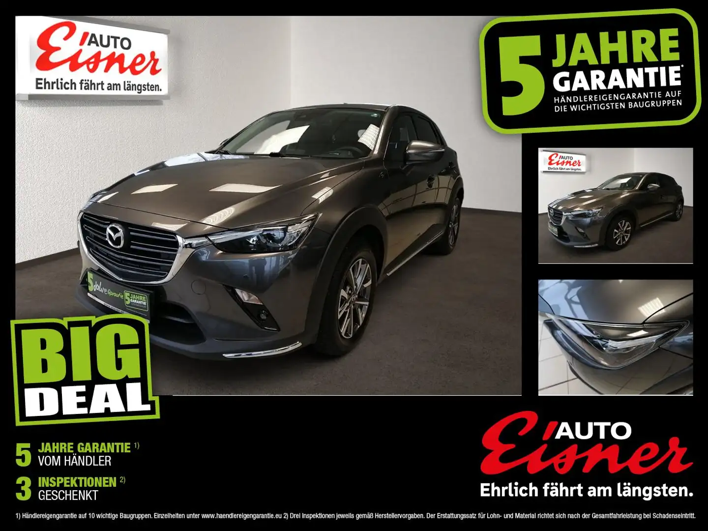 Mazda CX-3 G121 AT REVOLUTION TOP BIG DEAL Grau - 1