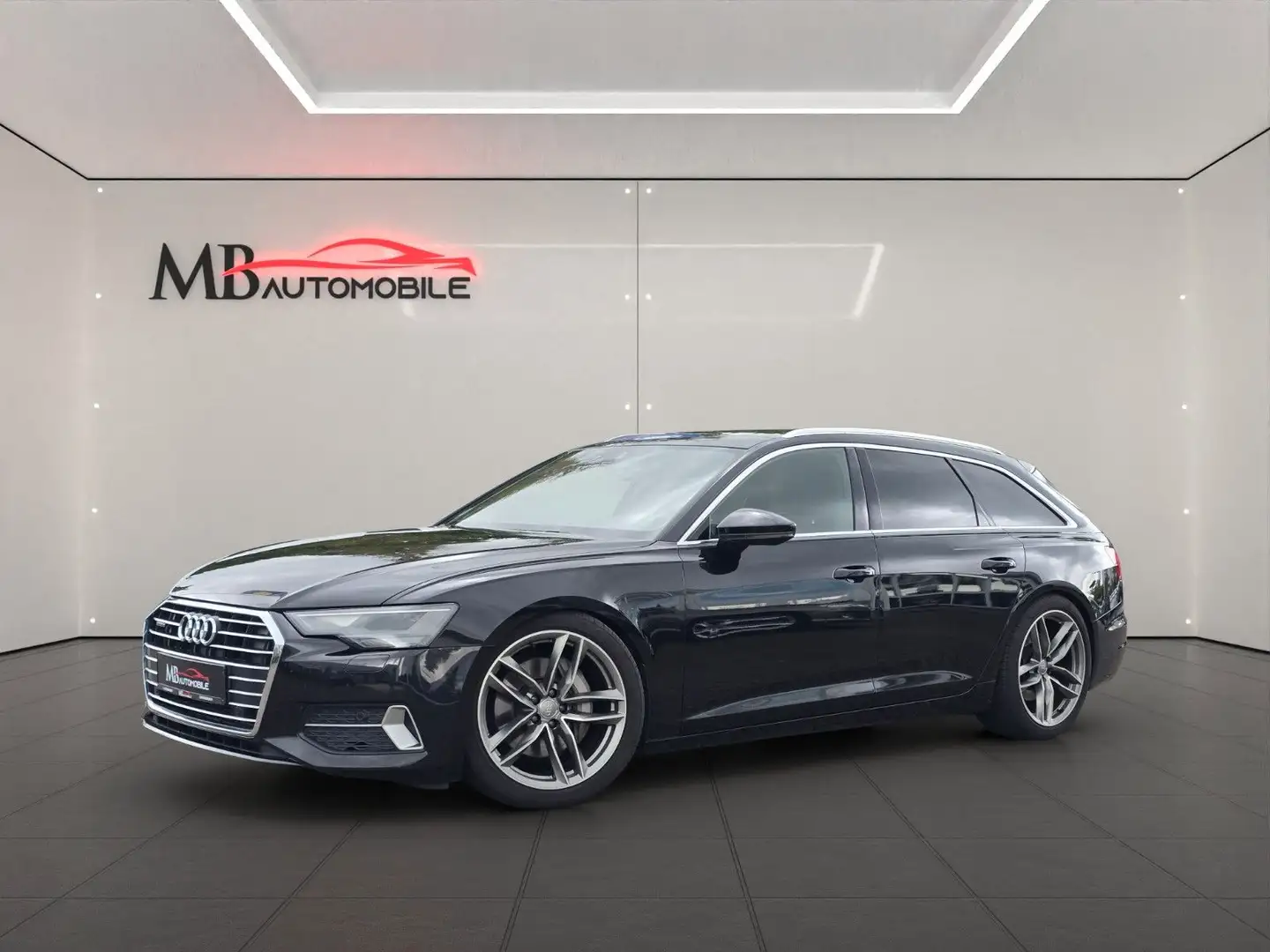 Audi A6 Avant 45 TDI quattro sport *PANO*LED*M-RIDE* Zwart - 1