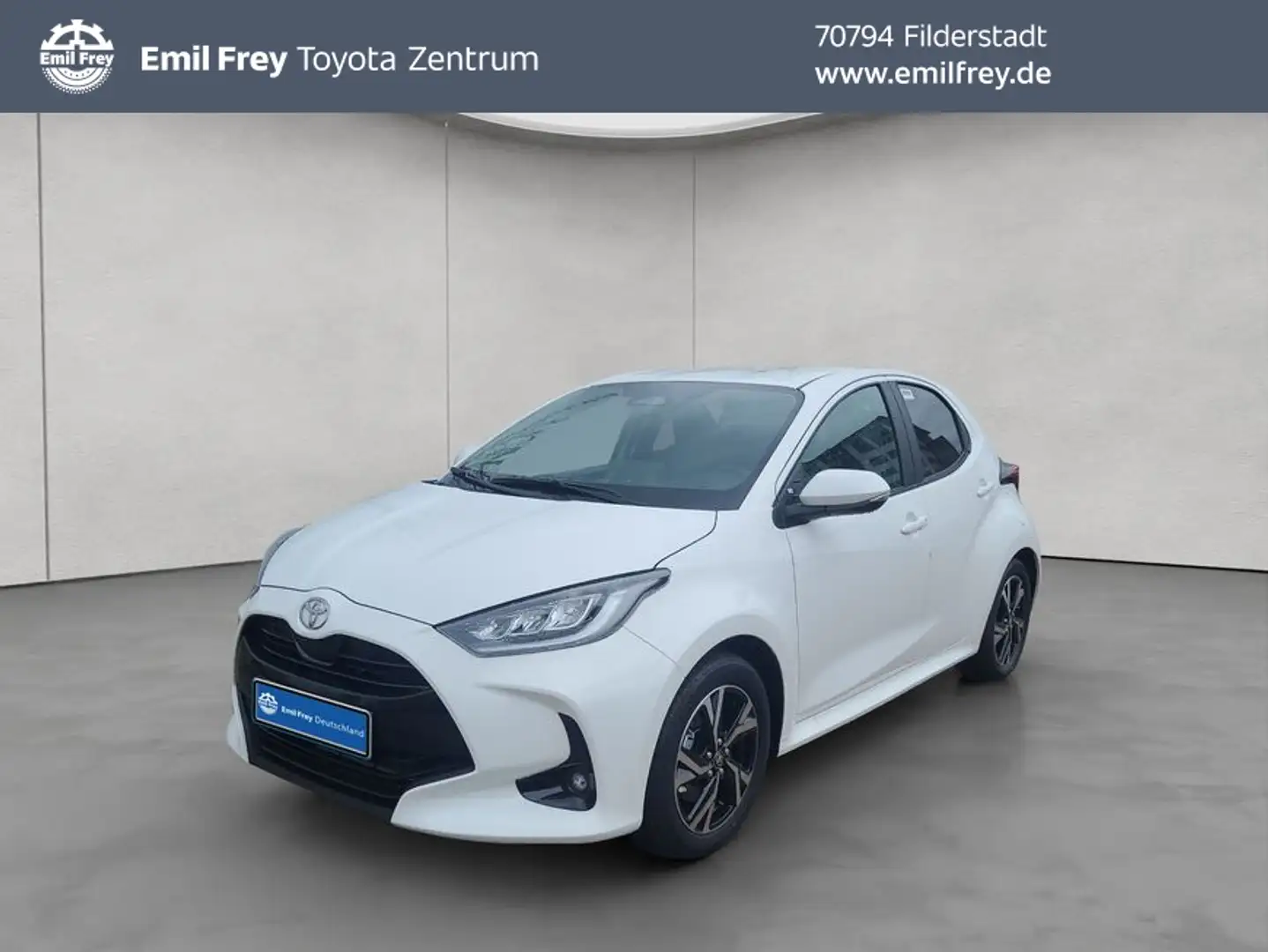 Toyota Yaris Hybrid 116 1.5 VVT-i Teamplayer Comfort Pake Weiß - 1