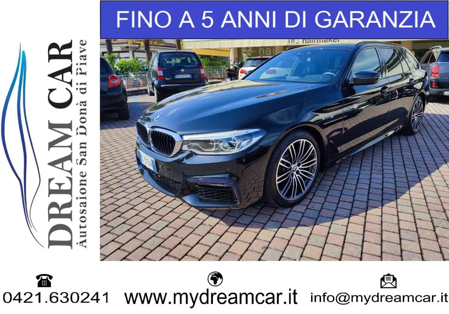 BMW 520 d 48V Touring Msport Nero - 1