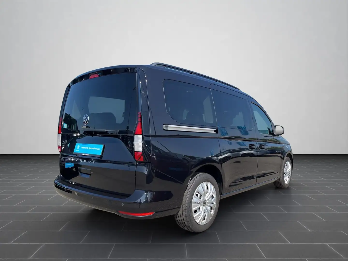 Volkswagen Caddy Life 1,5TSI DSG 7-Sitzer CARPLAY SHZ Schwarz - 2