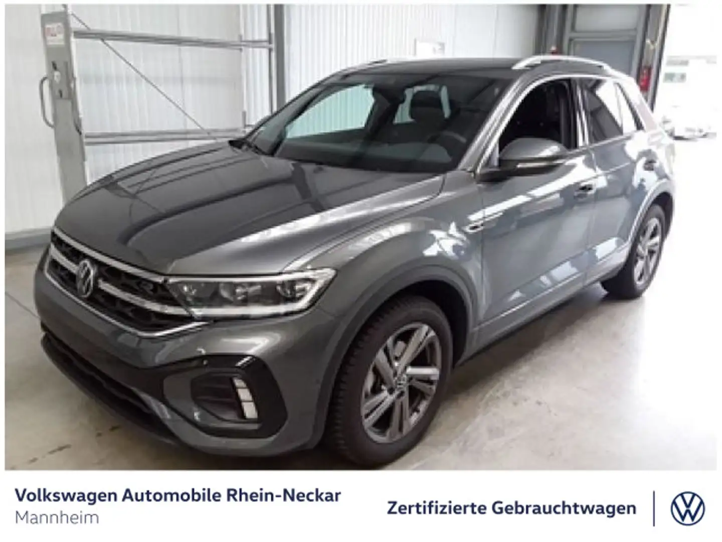 Volkswagen T-Roc 1.5 TSI R-Line DSG Navi PDC LED-Plus uvm Grau - 2