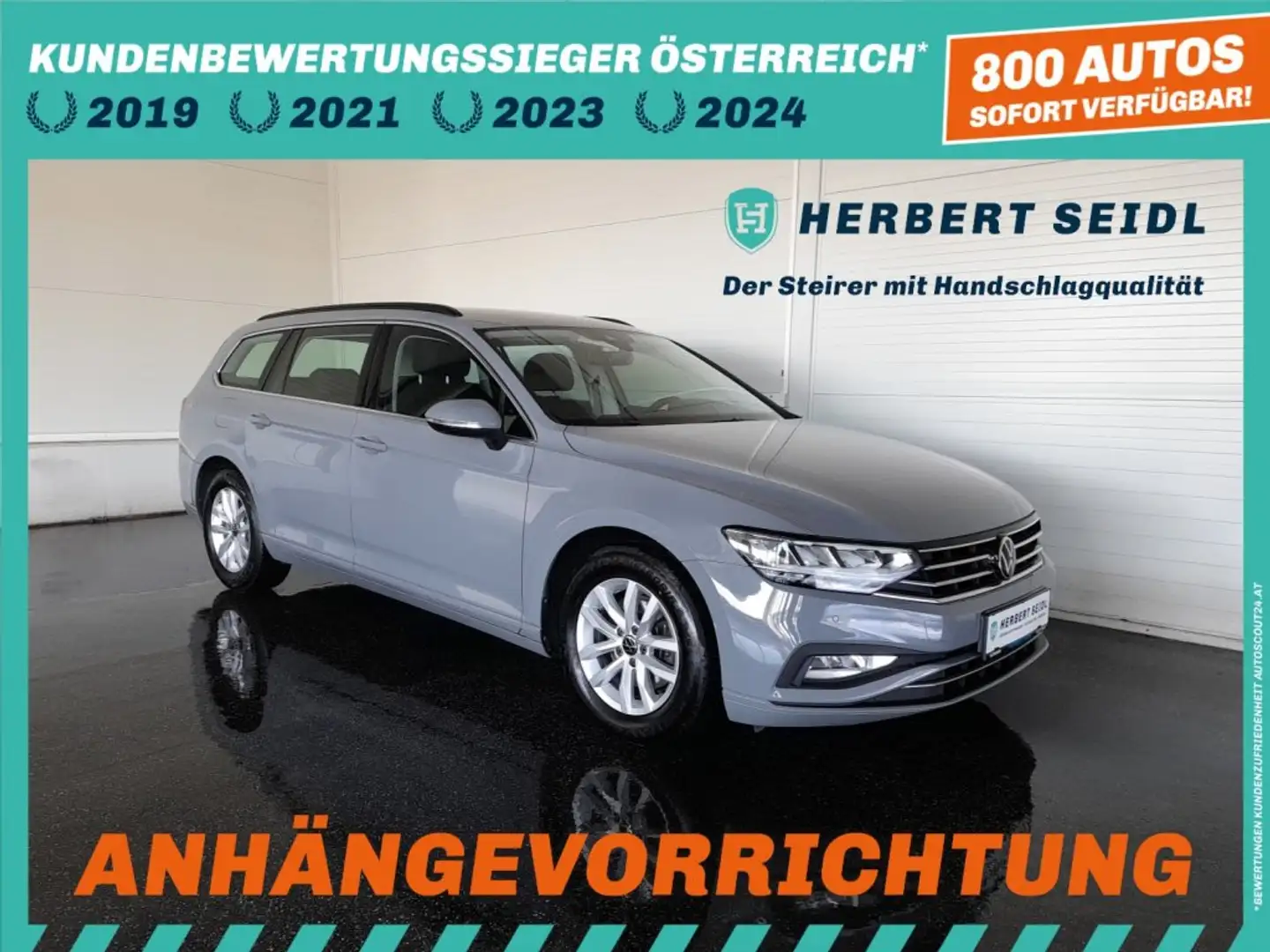 Volkswagen Passat Variant BUSINESS 2,0 TDI DSG *LED / NAVI / AHV & KAMERA / SPORTMASSAGESITZ / TRAVEL ASSIST* Grau - 1