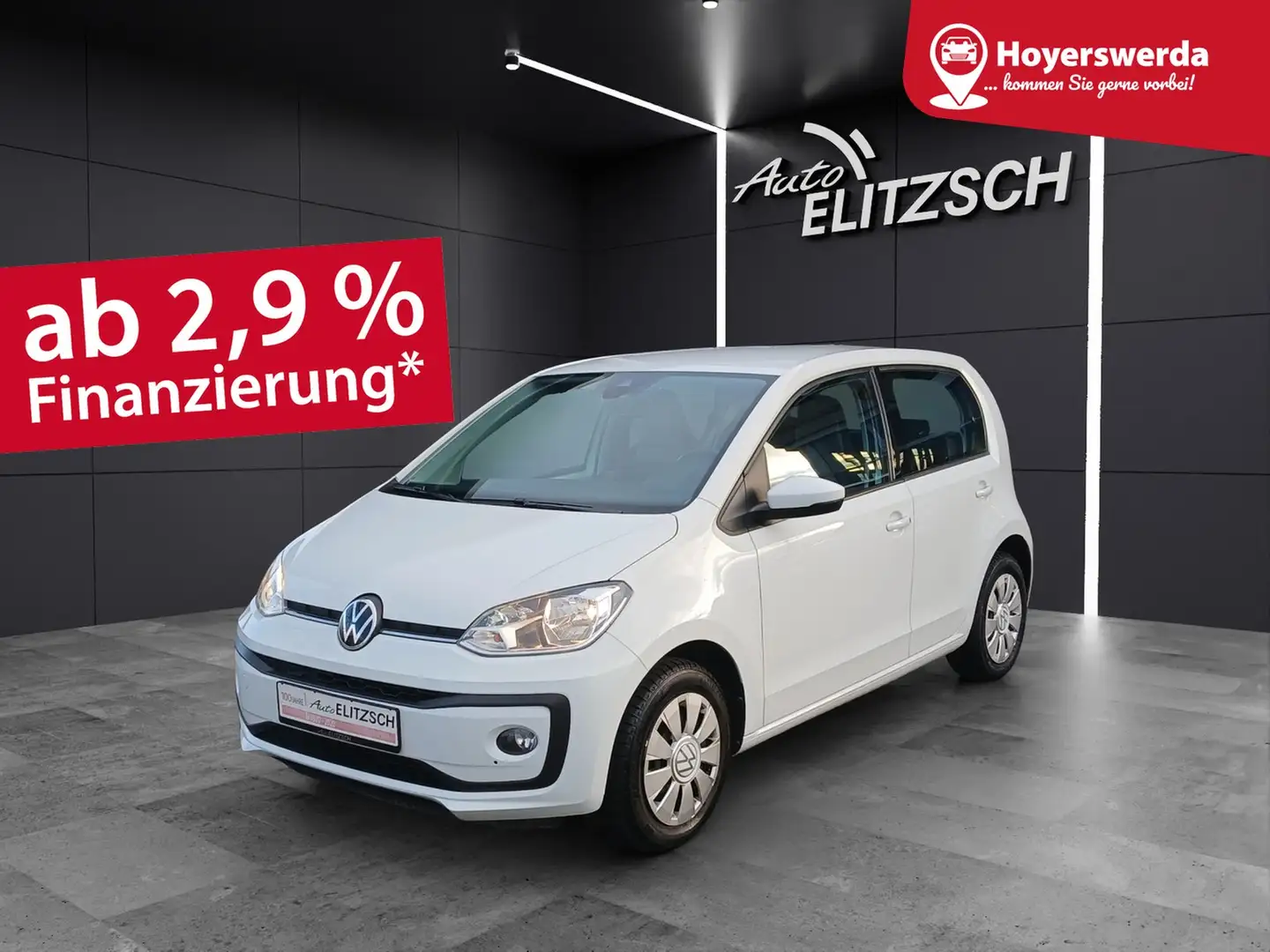 Volkswagen up! 1.0 Basis Klima DAB SH Weiß - 1