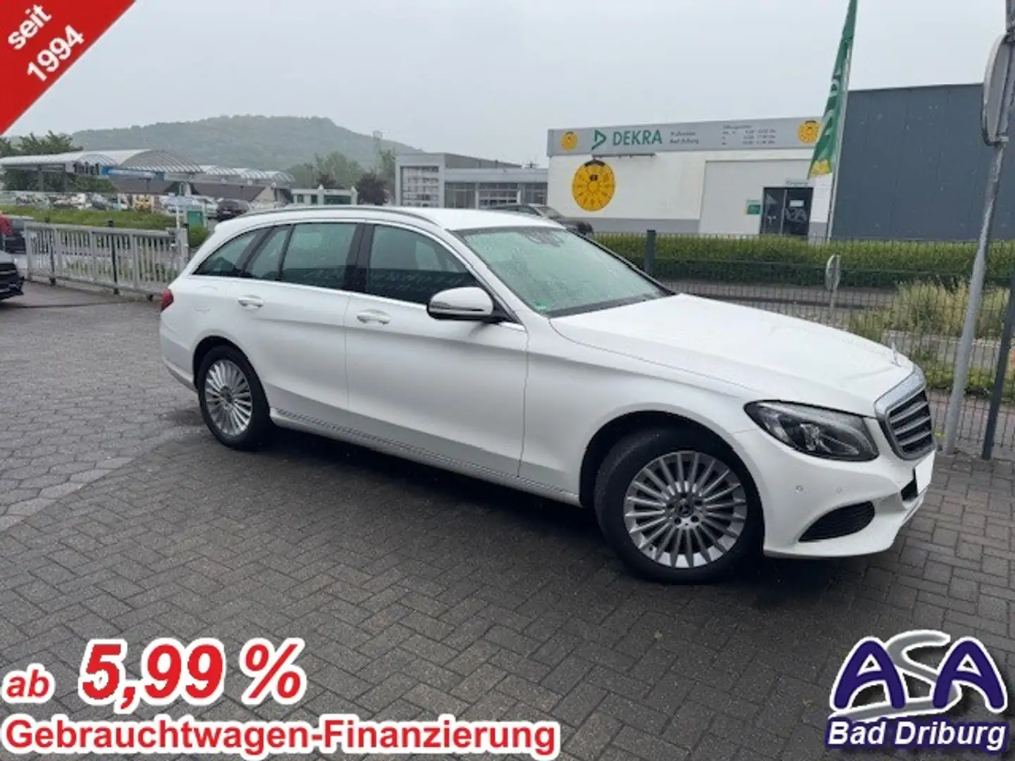 Mercedes-Benz C 200 T Modelljahr 2018+Exclusive+8xAluräder+Kamera+Tot Blanc - 1