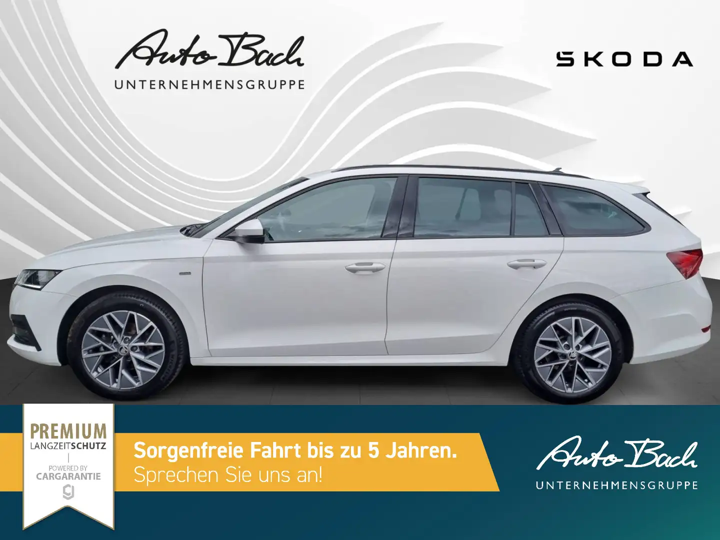Skoda Octavia Combi Tour 2.0 TDI, DSG, ACC, LED Blanc - 2