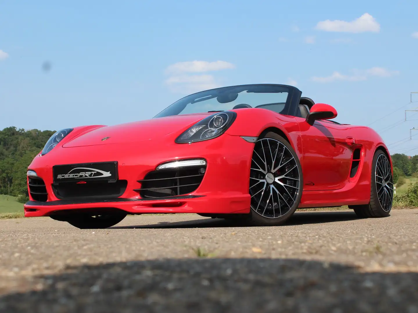 Porsche Boxster S 981: Spyder-Design, SAGA, 21", PDK, SCP,Scheckh. Rosso - 1