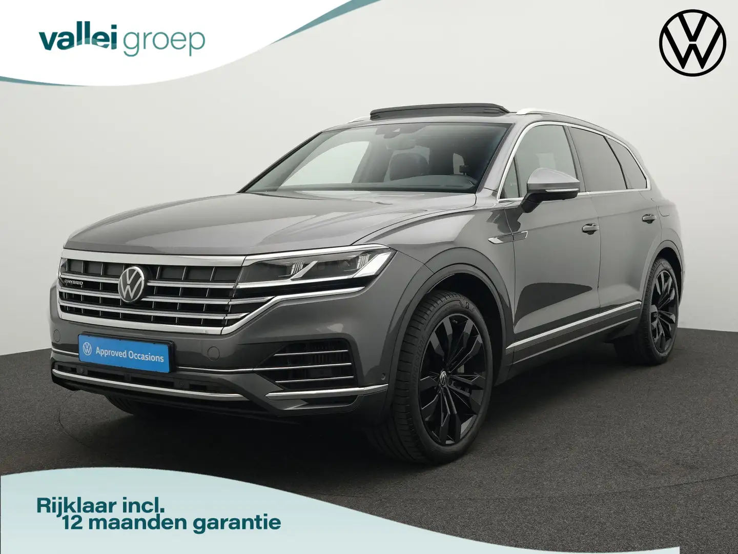 Volkswagen Touareg Elegance 3.0 TSi 381 pk tiptronic eHybrid 4MOTION Grijs - 1