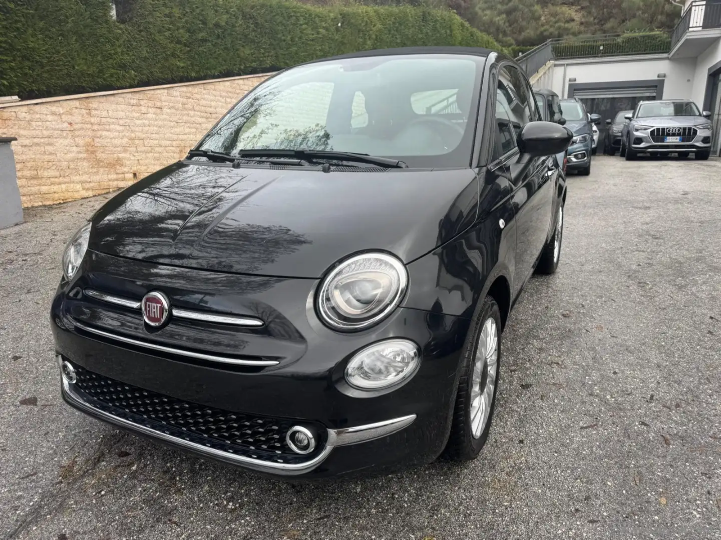 Fiat 500 C 1.0 Hybrid Dolcevita Nero - 1