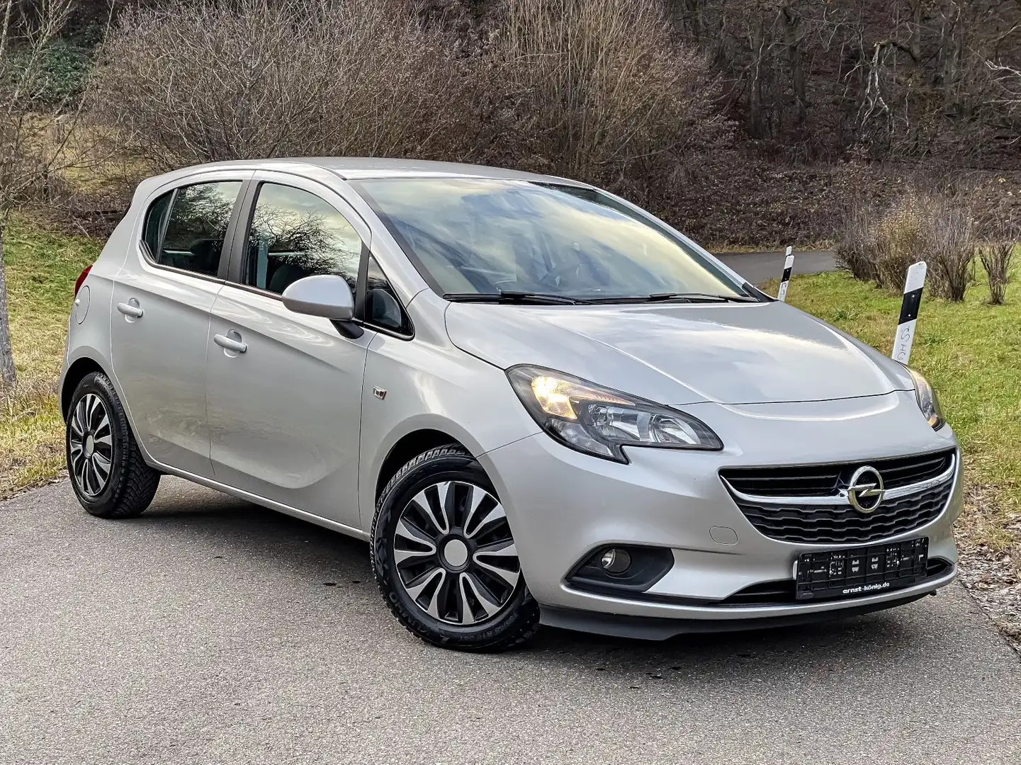 Opel Corsa E EDITION|LENKRAD-HZ|SHZ|NAVI|TEMPO|KLIMA Argent - 2