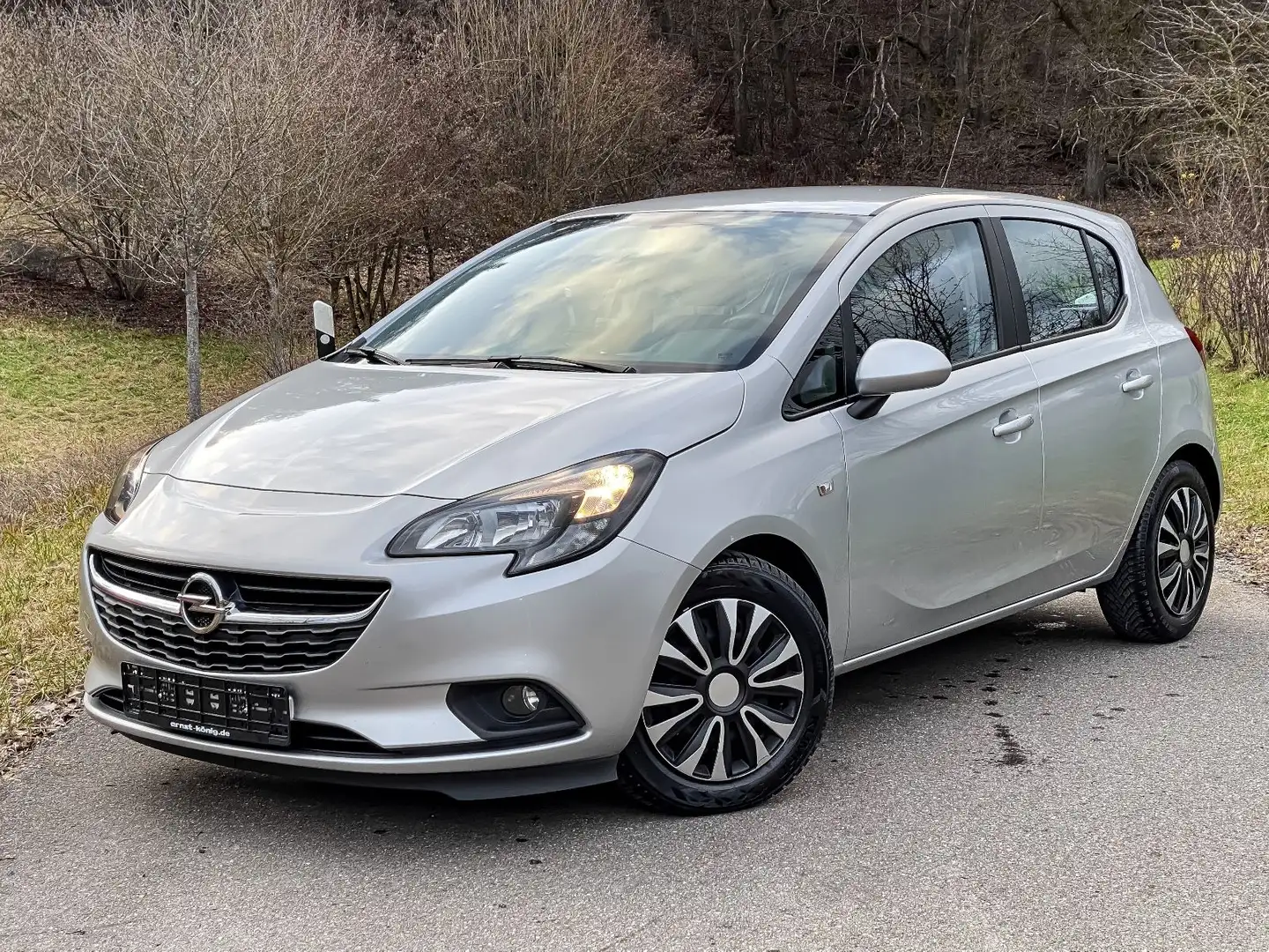 Opel Corsa E EDITION|LENKRAD-HZ|SHZ|NAVI|TEMPO|KLIMA Argent - 1