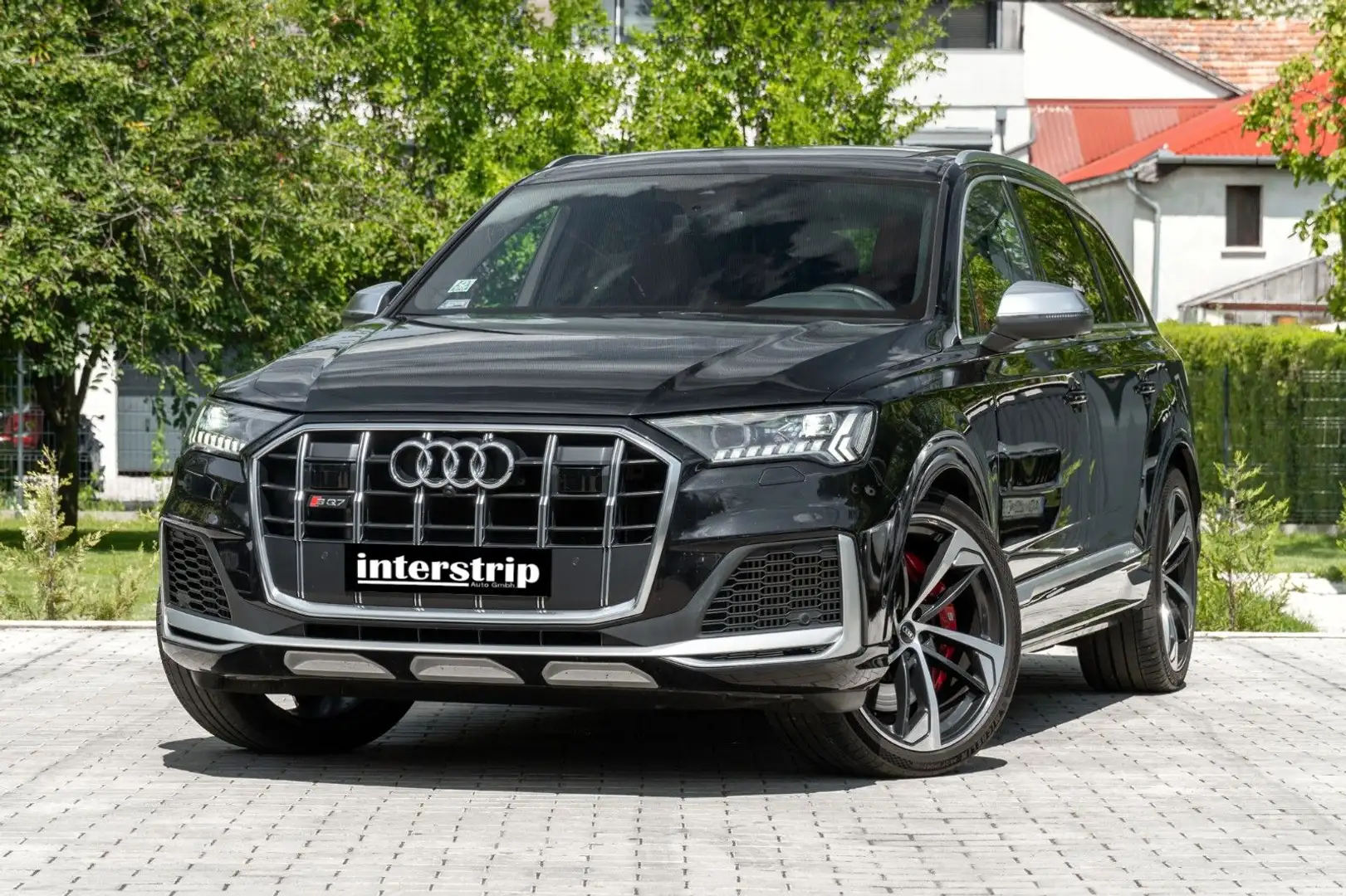Audi SQ7 4.0 TDI QUATTRO.S LINE.MATRIX.4ZONEN.360.AHK Schwarz - 1