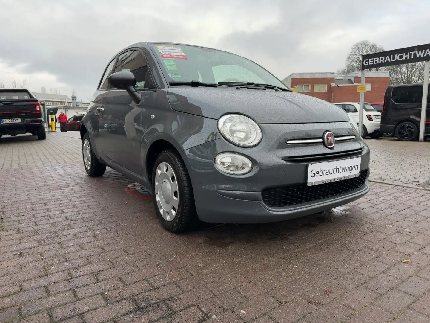 Fiat 500 MY21-1.0 GSE Hybrid CULT 51kW (70PS) Grijs - 2