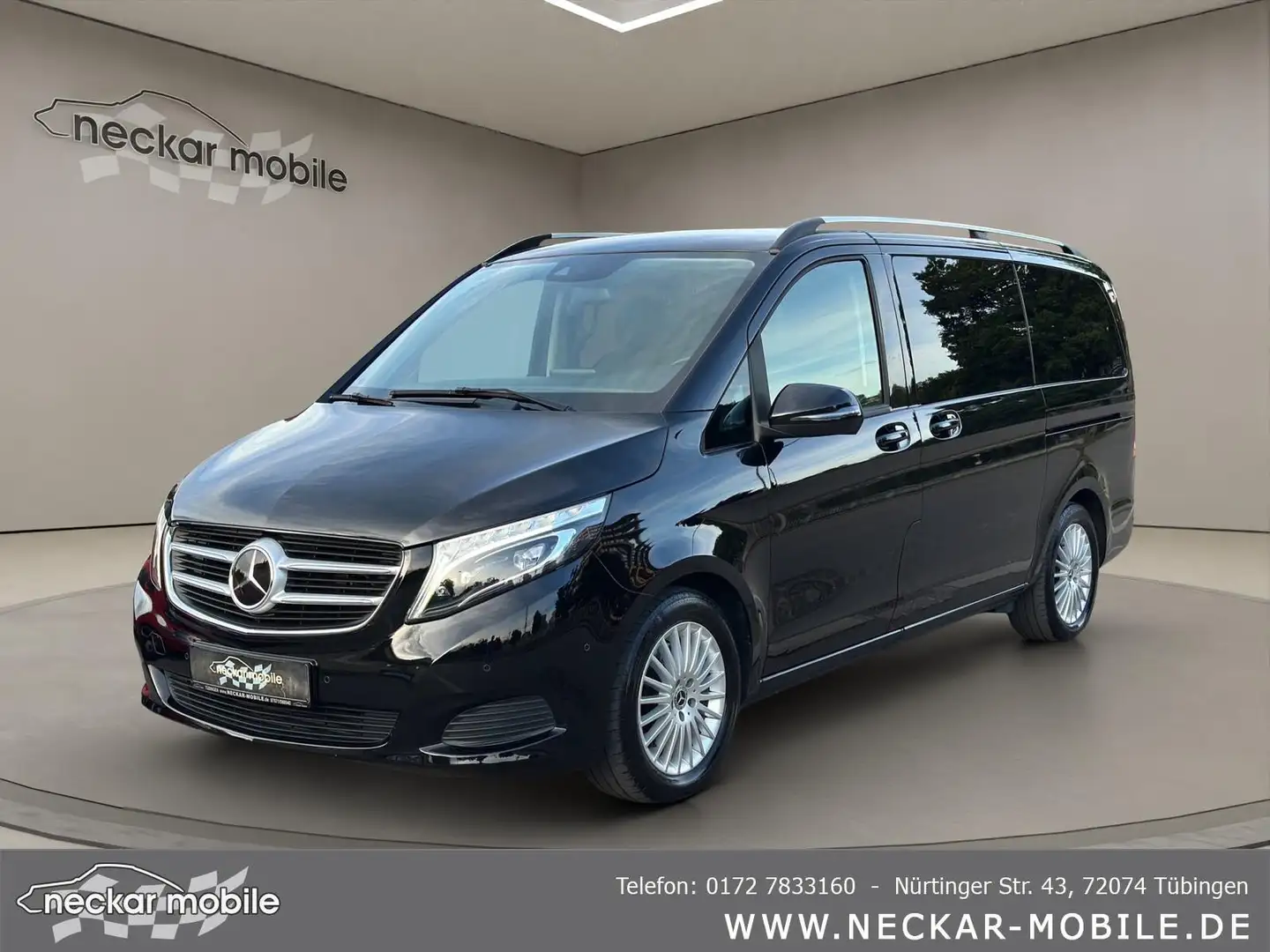 Mercedes-Benz V 220 d ED. lang Aut 8Sitz LED Distronic KAM Pano Schwarz - 1