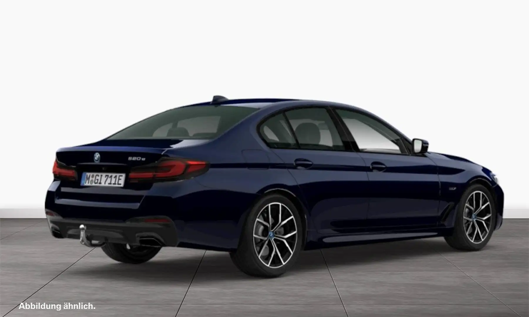 BMW 520 e Limousine M Sport | Laser | HuD | AHK | HiFi etc Blau - 2