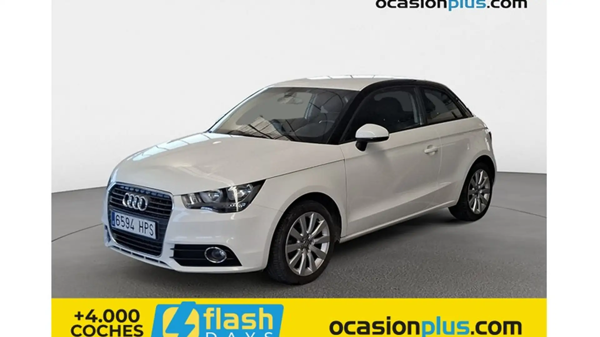 Audi A1 1.6TDI Attracted S-Tronic 90 Blanco - 1