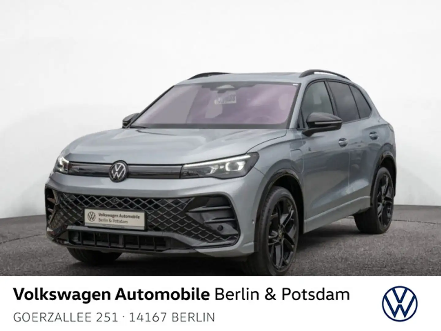 Volkswagen Tiguan 1,5 eHybrid DSG R-Line Black Leder P-Dach Silber - 1