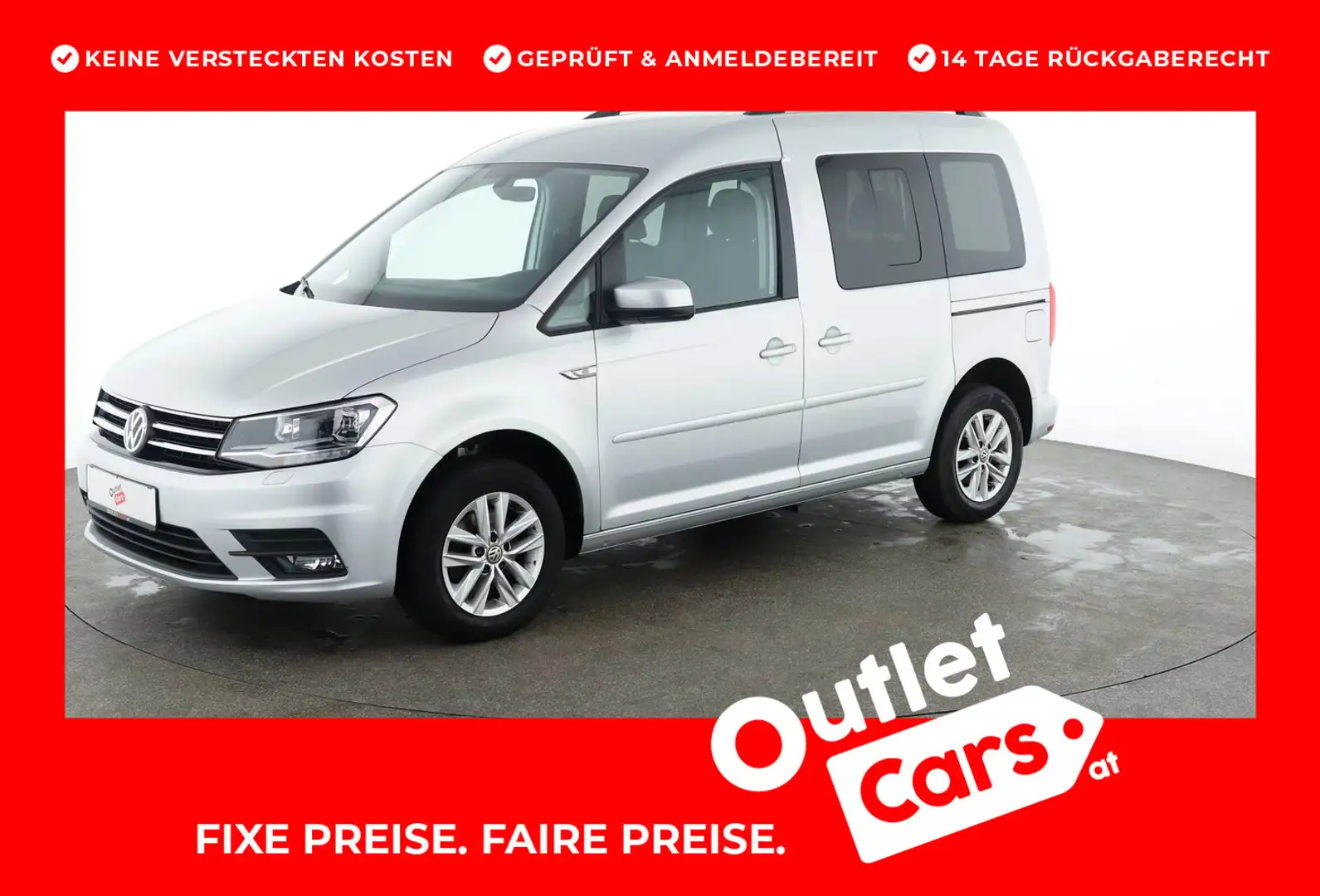 Volkswagen Caddy Comfortline TDI Silver - 1