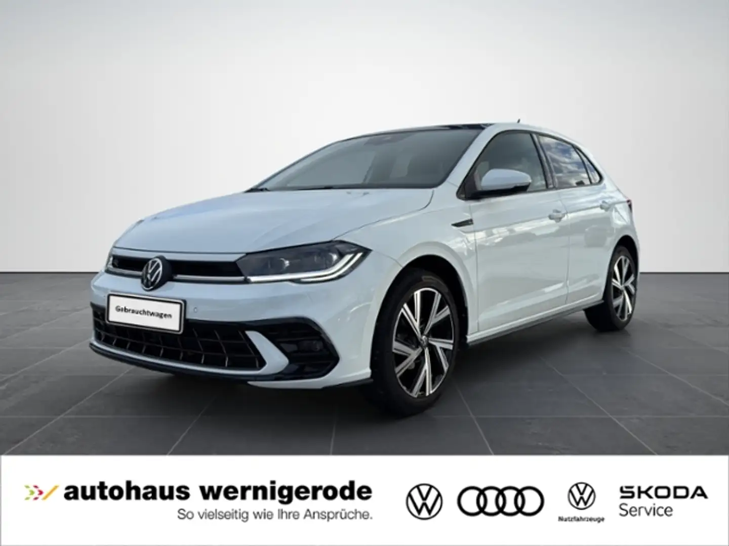 Volkswagen Polo R-Line 1.0TSI *DC Pro*Pano*LED*PDC* Weiß - 1