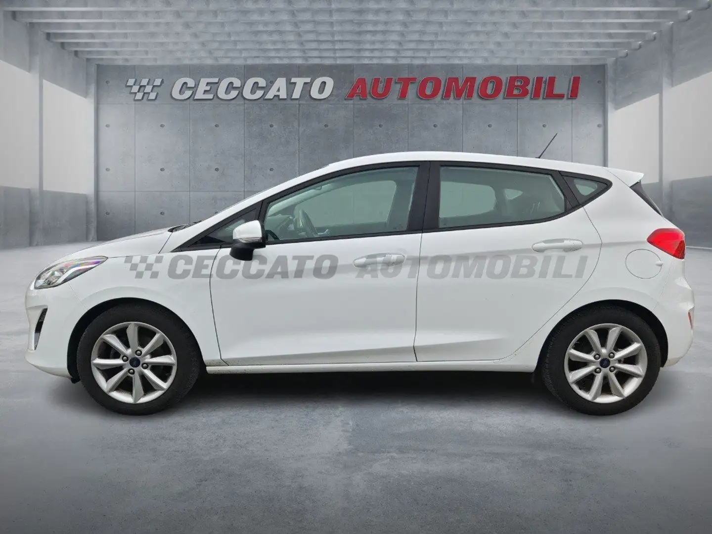 Ford Fiesta VII 2017 5p 5p 1.0 ecoboost Titanium 100cv Weiß - 2