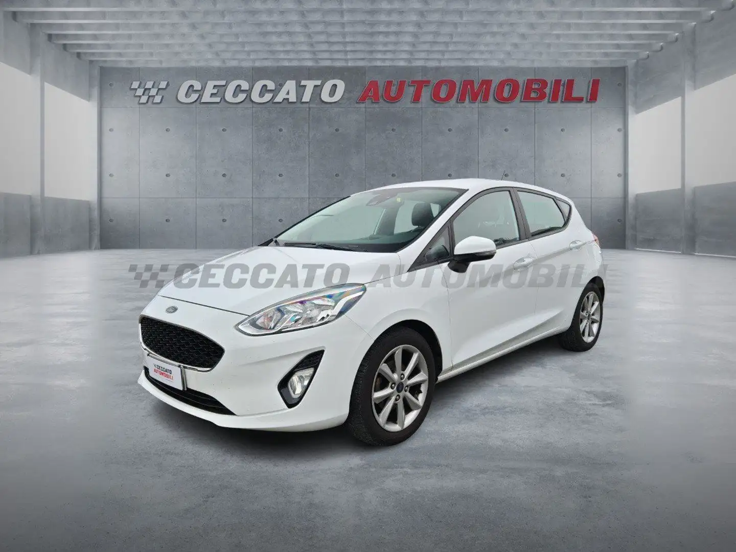 Ford Fiesta VII 2017 5p 5p 1.0 ecoboost Titanium 100cv Weiß - 1