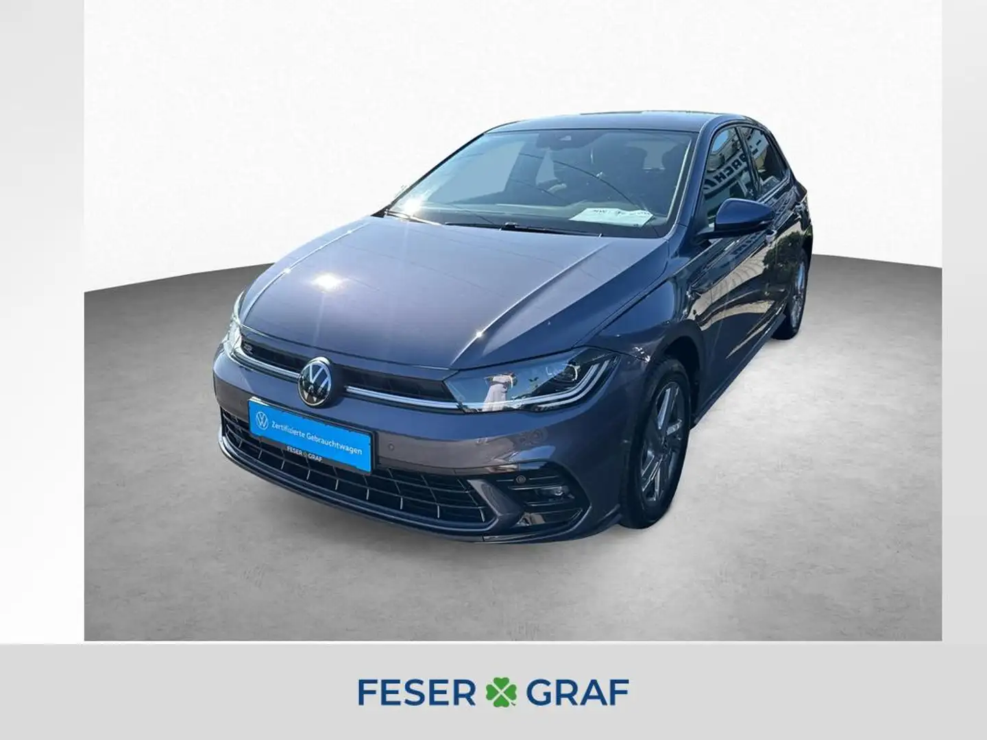Volkswagen Polo 1.0 TSI R-LINE DSG KAMERA NAVI ACC LED Grau - 1