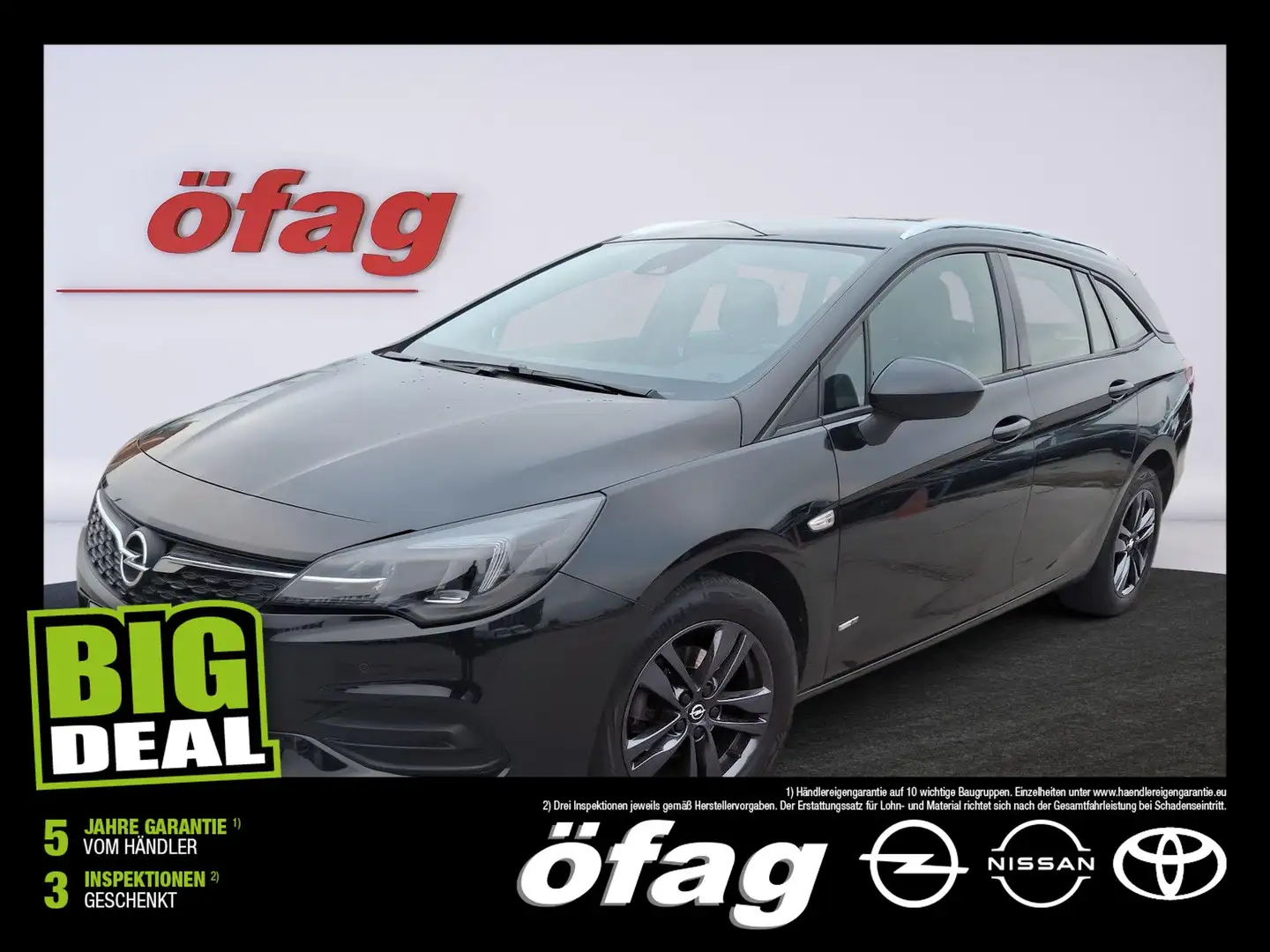 Opel Astra ST 1.2 Turbo Direct Inj. Elegance Noir - 1