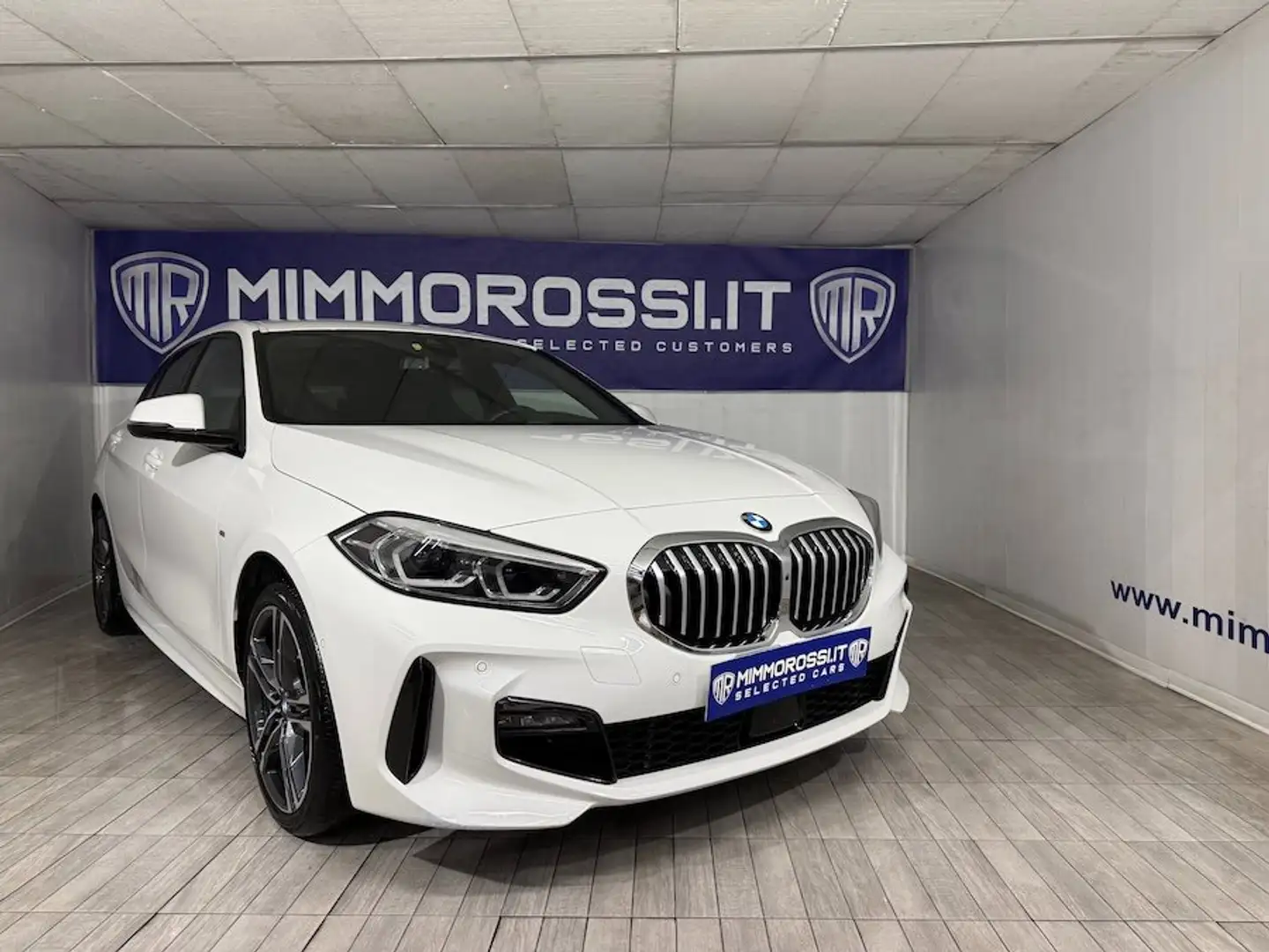 BMW 118 d Msport automatica Uniproprietario 35000 KM Bianco - 1