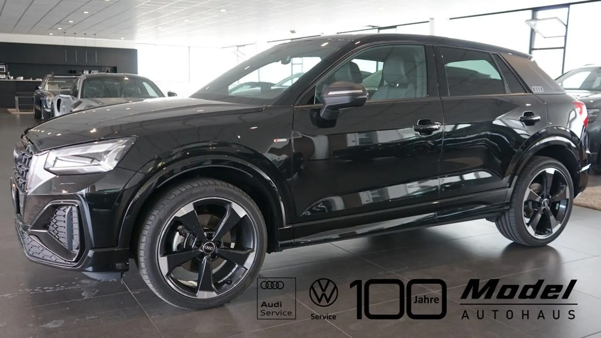Audi Q2 35 TDI quattro | 2x S line | Pano | Matrix Schwarz - 1