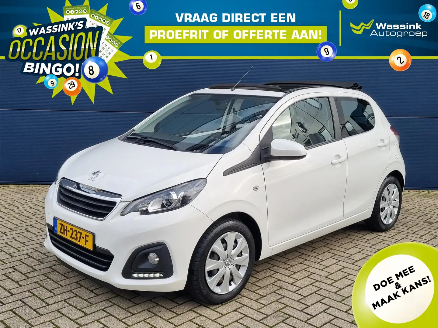 Peugeot 108 1.0 e-VTi 72pk TOP! Active | Airco | Bluetooth | C Blanco - 1